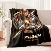 New Arrive! DC The Flash Blankets Sofa Bed Cover Four Season Soft Fluffy Quilt Blanket Flannel Throw Outdoor Leisure Office Nap 1
