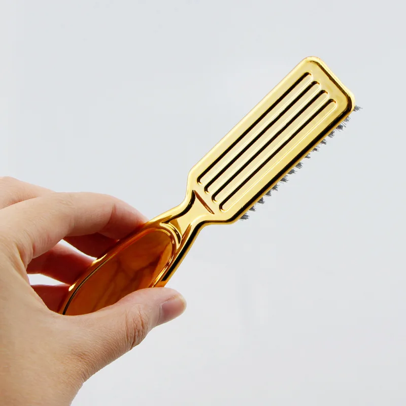 

Plastic Handle Hairdressing Soft Hair Cleaning Brush Barber Neck Duster Broken Hair Remove Comb Hair Styling Tools Comb Barber