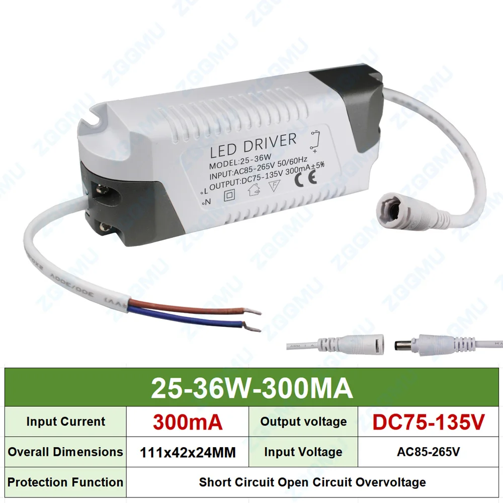 Enhanced LED Driver for Custom Power Supply Lighting Transformation – Constant Current, Multi-Watt Options