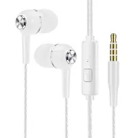 Stereo In-Ear Earphone Bass With Microphone HiFi Headphone Portable Earpiece Wired Headphone for Apple/Android/Huawei - Image 2