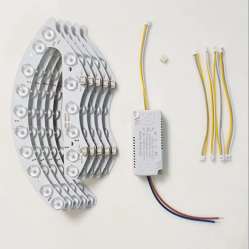Led Module Lights Horseshoe plate three colors Led Lamp 220V Ceiling Lights Round Board Indoor For Room Ceiling Lamp Replacement led light led modules led module led ceiling lamp