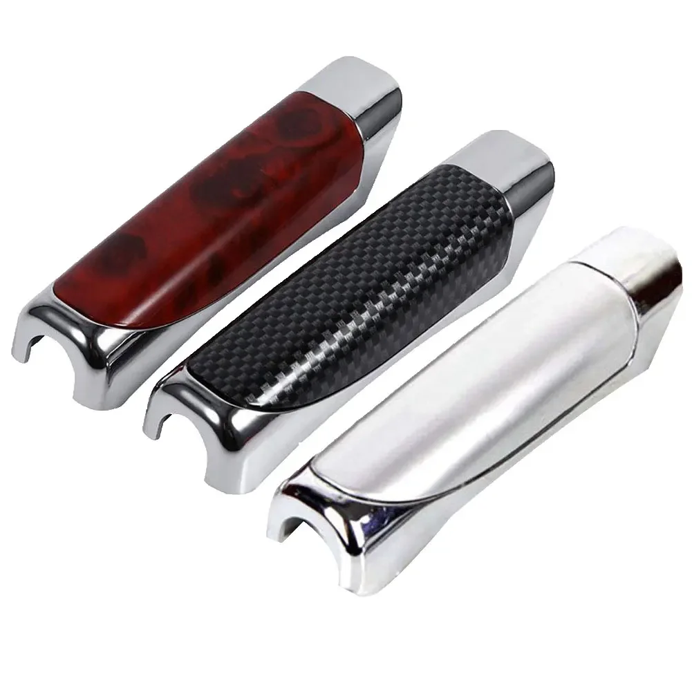 Car Accessories Universal Handbrake Grip Car Hand Brake Carbon Fiber Protector Cover Interior Stylish Decor