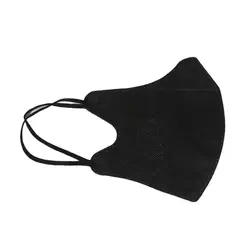 10 - Piece Set of Disposable 3D Stereoscopic Face Masks - Solid Color, Breathable, and Anti - Dust (100pcs black)