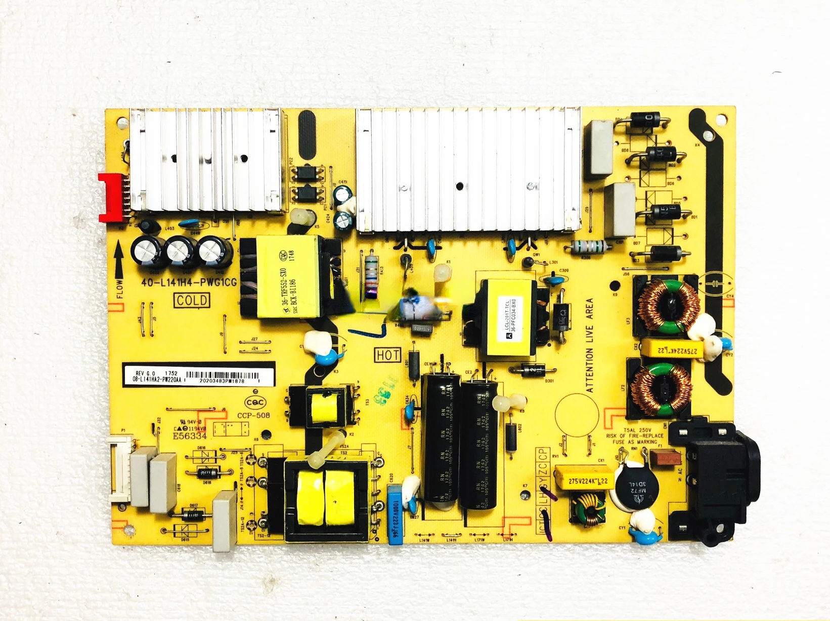 

D55A620U L49P1A-F D55A810 49A950C Power Board 40-L141H4-PWG1CG