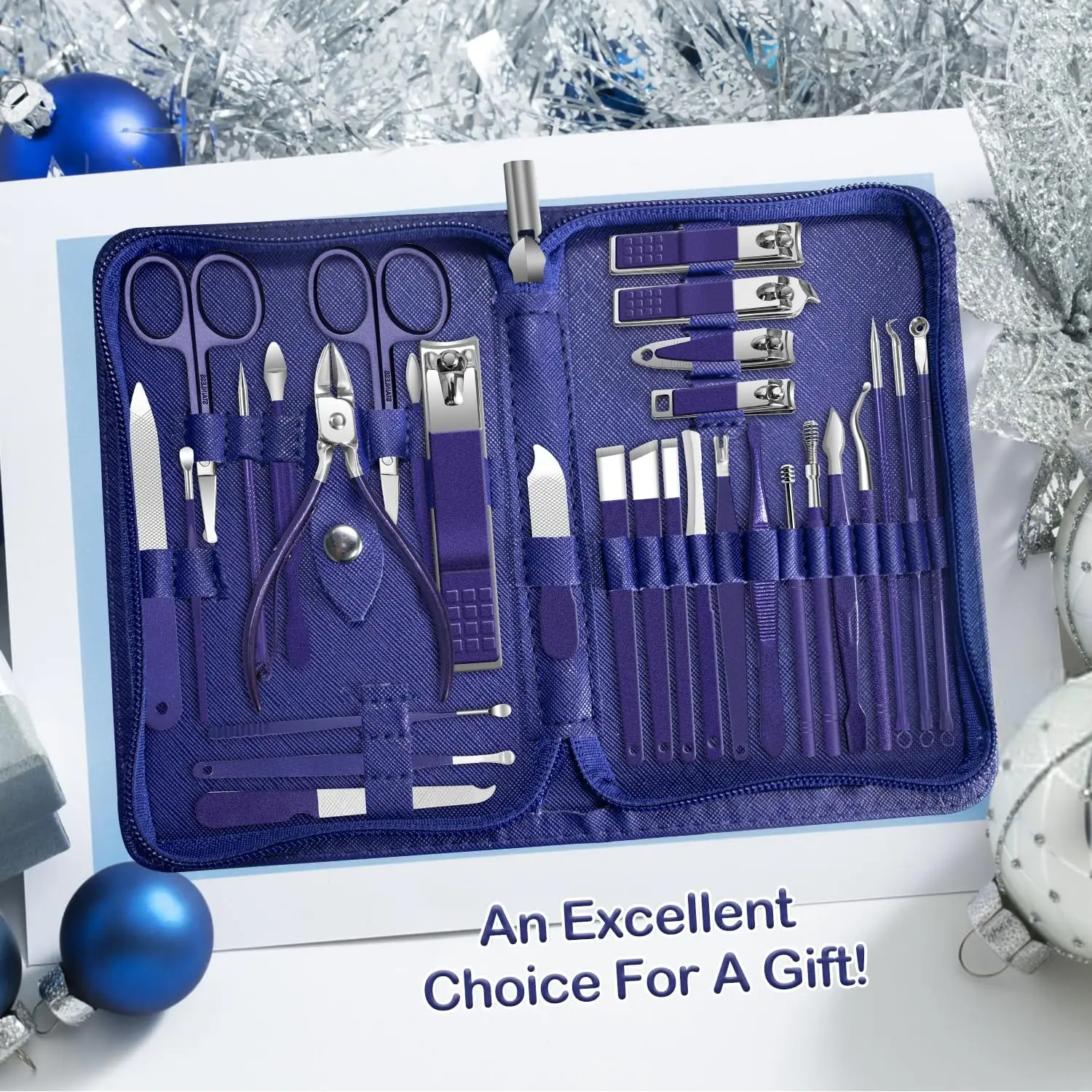 30 Piece Stainless Steel Manicure Clipper Set