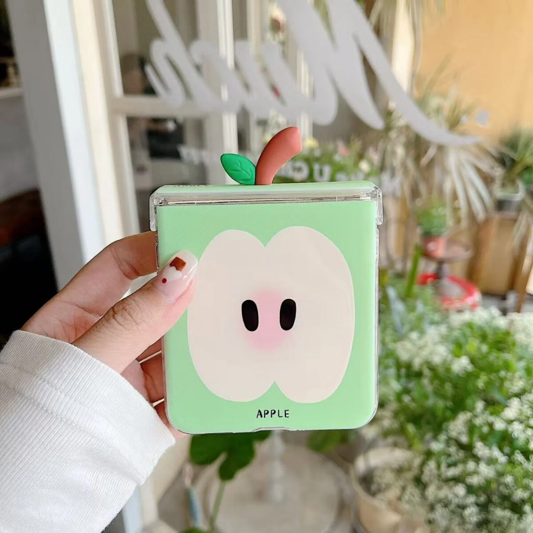Korean Cute 3D Fruit Core Phone Case with Fruit Pendant - Stylish Hard Back Cover