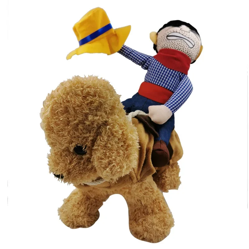 Funny Dog Horror Movie Clothes Sweatshirt Set Cosplay Chucky Pet Party Costume Comical Outfits Halloween Dress Jumpsuit