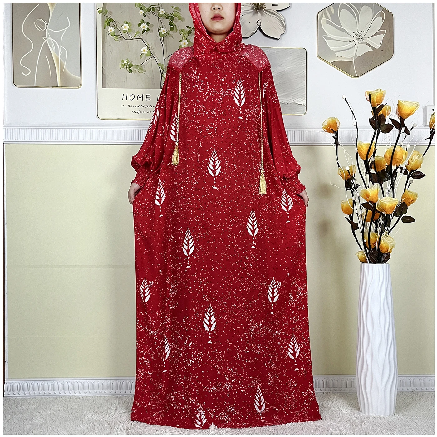 New Style Muslim Abayas For Women Ramadan Prayer Dress Casual Loose Dubai Turkey Femme Cotton Robe African Traditional Clothing