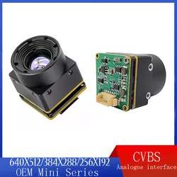 New  High Resolution Thermal Imager 640*512/384*288/256X192 OEM Mini Series CVBS Analog Interface Camera Module