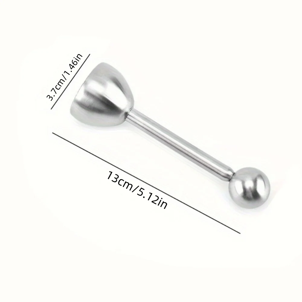 Stainless Steel Boiled Egg Topper Shell Top Kitchen Tool Cutter Knocker Opener Egg Accessories Scissors Kitchen Gadget Stain egg shell opener egg opener
