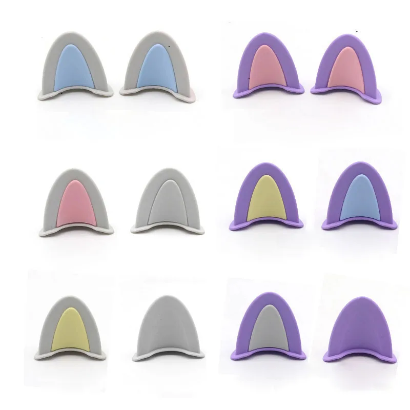 

Cute Cat Ears Helmet Decoration Motorcycle Electric Car Helmet Styling Stickers Double-sided Stickers Decor Helmet Accessories