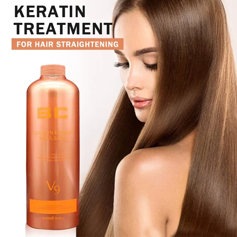 800ml Keratin Treatment Straightening At Home Kit Frizzy Hair Brazilian Hair Keratin Salon Treatment