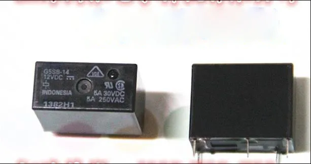 

Горячая Распродажа, новое реле Φ 12VDC G5SB14 DC12V 12vdc 12v 5A 250VAC DIP5 20 шт./лот