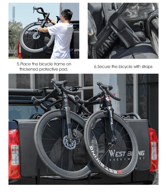 Fox Tailgate Bike Pad Truck Bed Bike Rack XXF Pickup Truck