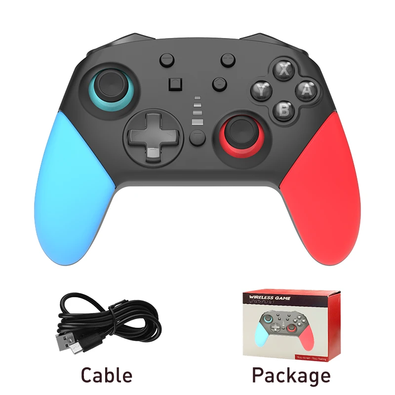 DATA FROG Kawaii Wireless Gamepad Compatible Nintendo Switch Console Turbo Game Controller with Headphone jack for Switch Lite 