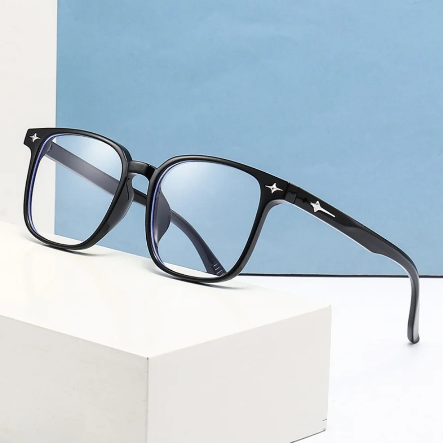 Eyeglasses Glasses Frame Retro Flat Lenses Anti Blue Light Casual Spectacle Eyewear anti blue light glasses eyewear frames fashion eyeglasses