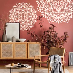 40cm - 80cm Stencil Decor Wall For Painting Template To Paint Decorative Decors Brick Rollers Target Round Flower Mandala S316