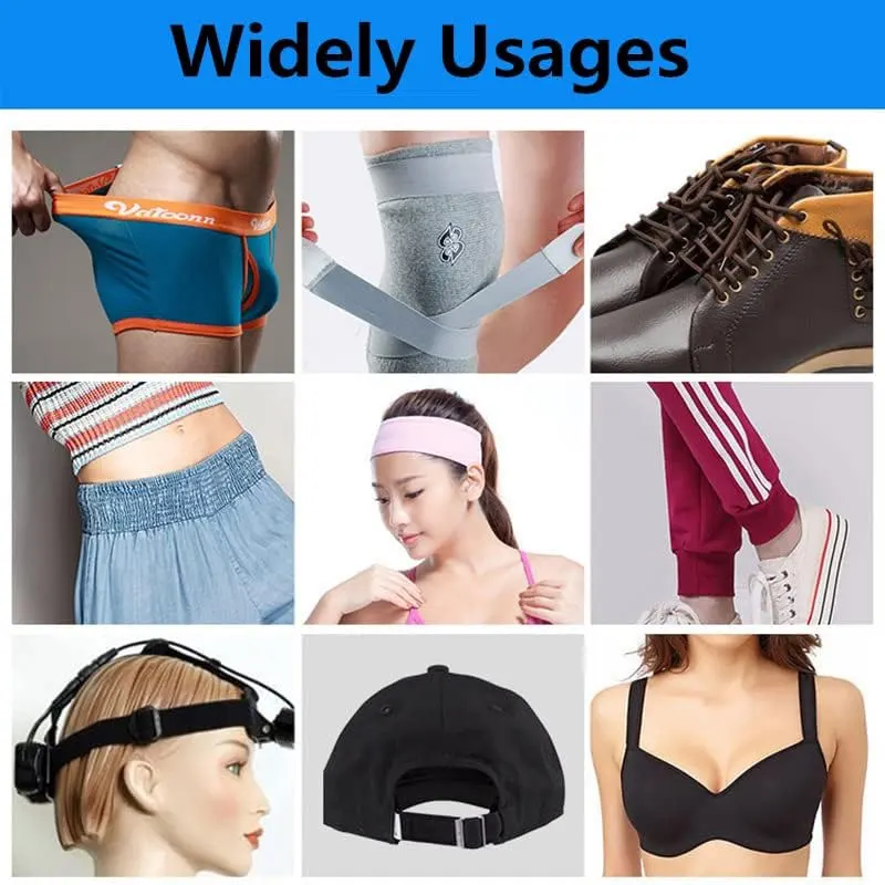 High Elasticity Knit Stretch Band – Heavy-Duty Elastic Cord for Sewing, Various Widths Available
