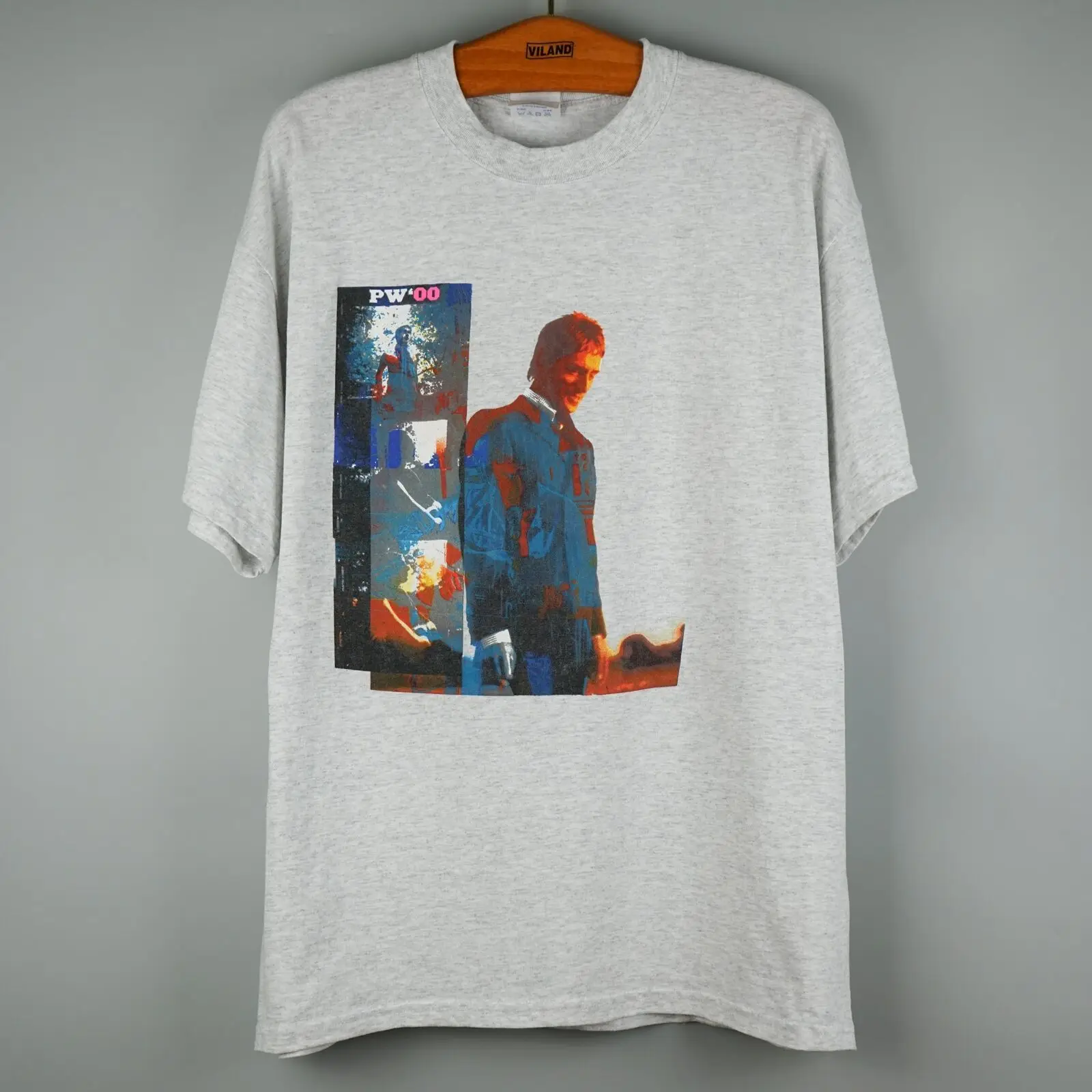T-Shirt Vintage 2000 Paul Weller 00 Tour Maniche Lunghe