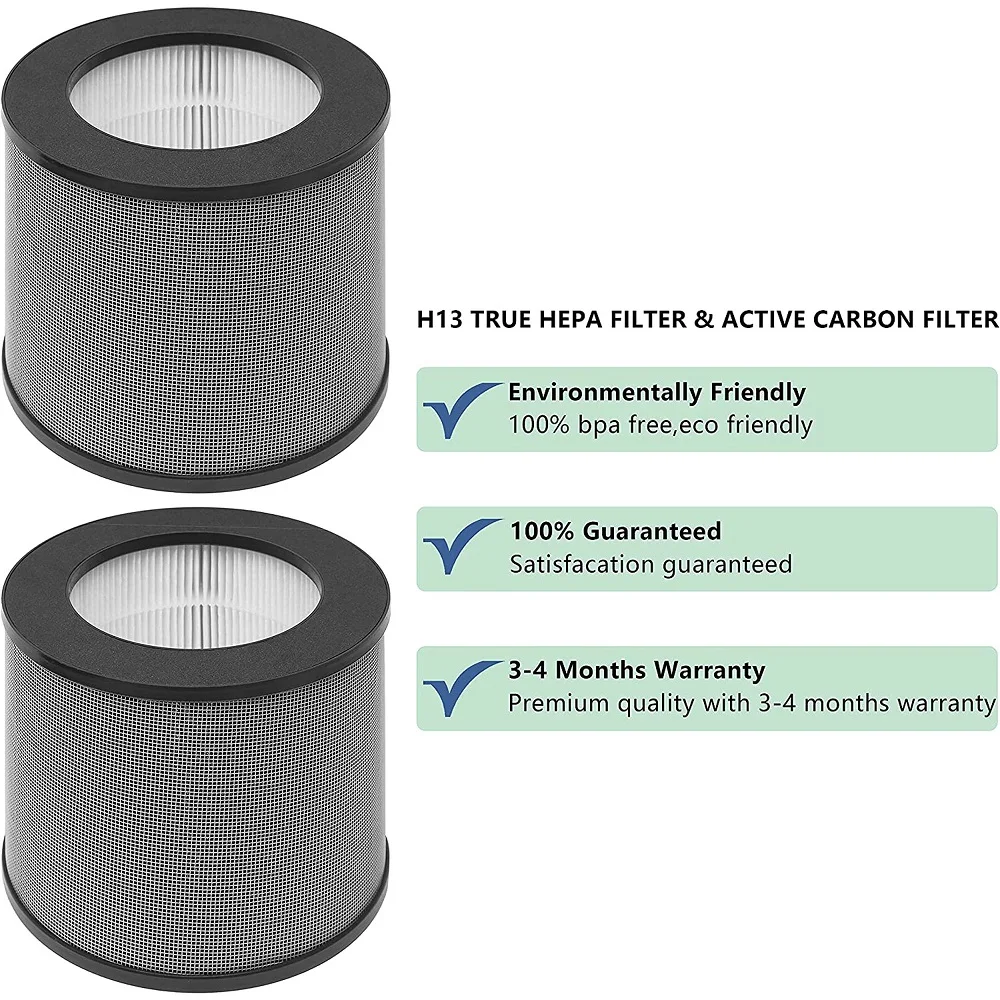 Medify MA-25 Luchtreiniger HEPA-filter True H13 | dekking 46 vierkante m | allergenen, rook, stof, geuren, pollen, huidschilfers van dieren | 99,9% verwijdering van 0,1 micron | wit, 1 stuk