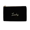 Women Zipper Velvet Make Up Bag Travel Large Cosmetic Bag for Makeup Solid Color Female Make Up Pouch Necessaries Storage bag 3