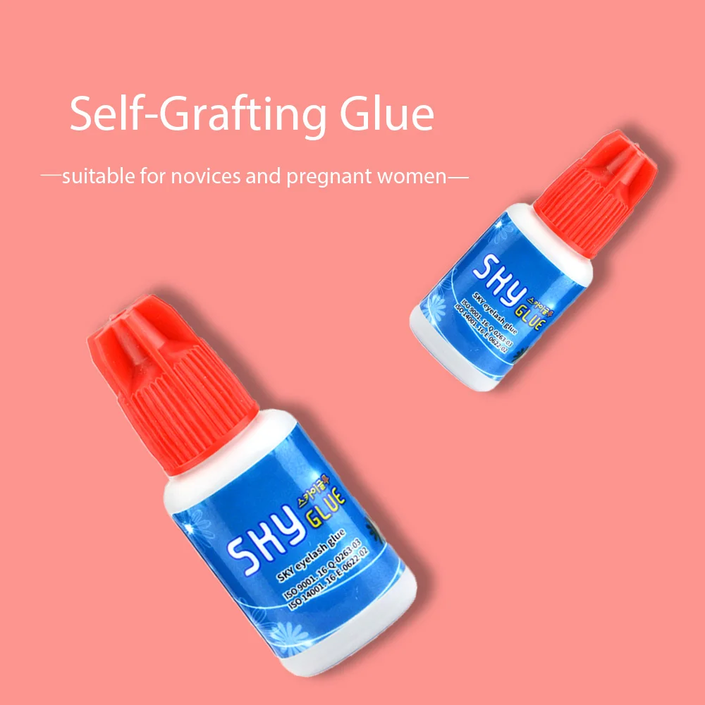

Grafting Lashes Glue 5 pcs Fast Drying Low Smell Mink Eyelash Glue Waterproof and Oilproof Eyelash Glue Lash Extension Supplies