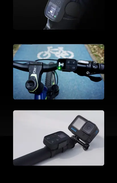 TELESIN T13 Telecomando Impermeabile Per GoPro | Display LCD A Colori | Controllo Wireless Fino A 60m | Compatibile Con GoPro 13/12/11/10/9/8 - Foto 9