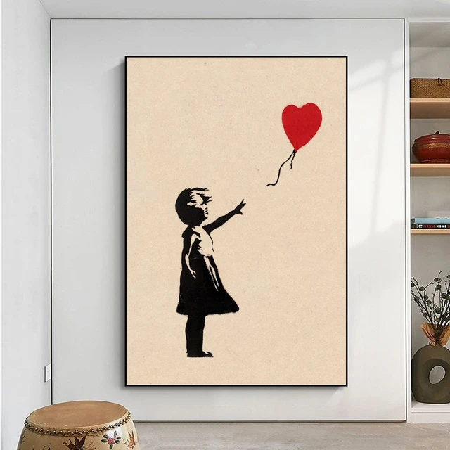 Banksy graffiti art Vintage Posters Kraft Paper Prints and Posters