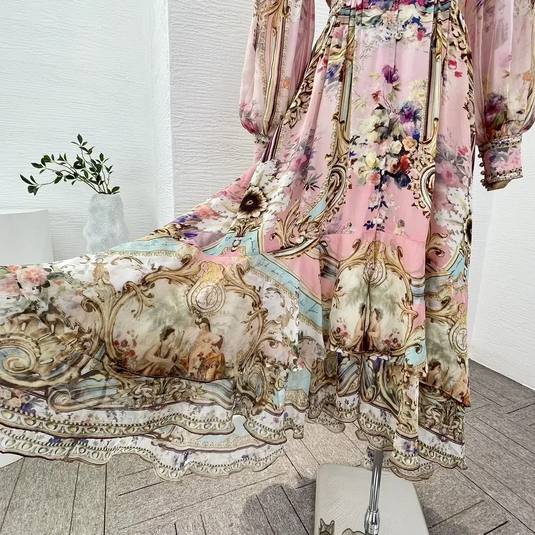 Рисунок 5 - Женское винтажное платье миди из чистого шелка