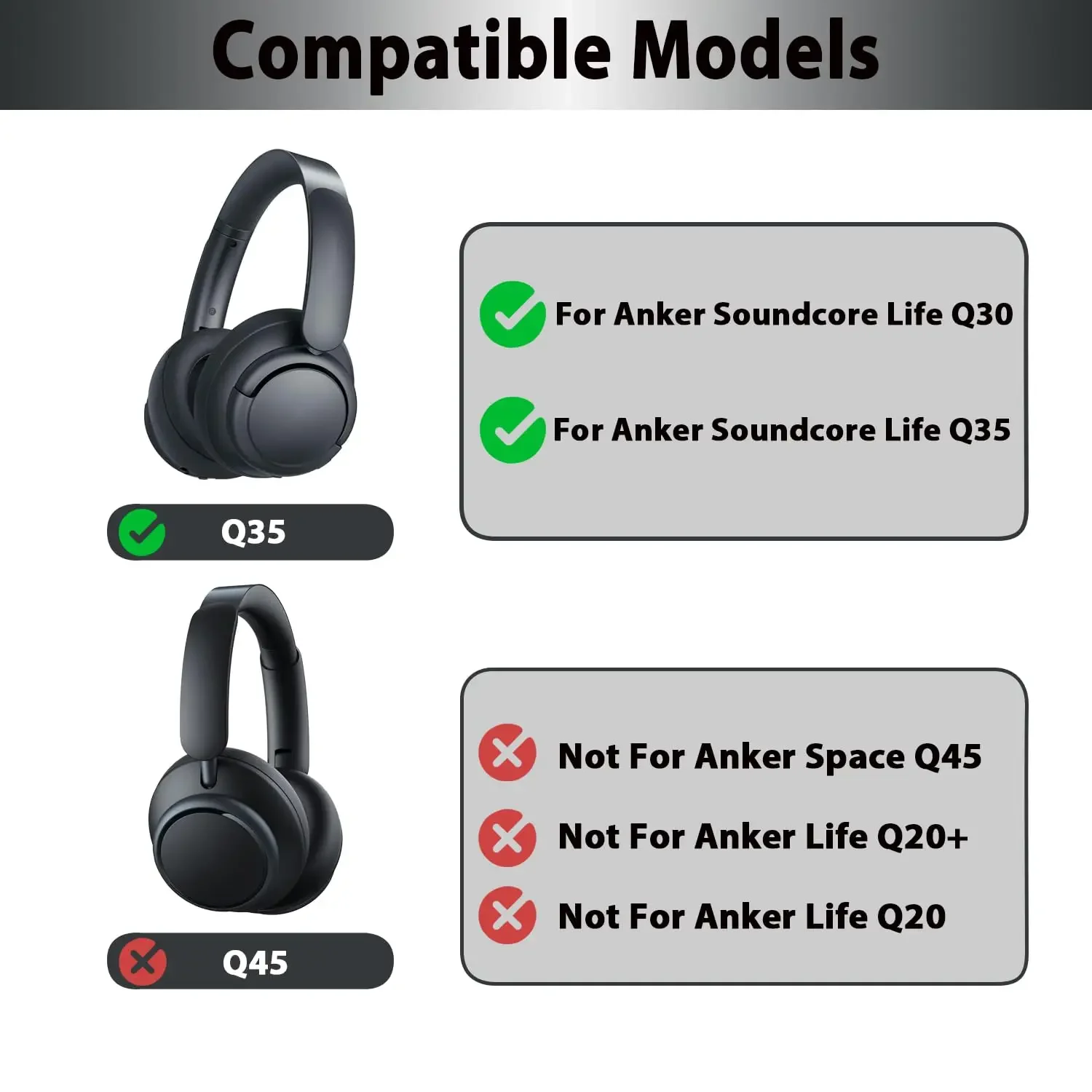 Cooling Gel Earpads for Headphones - TMOWUK Replacement Ear Pads Cushions