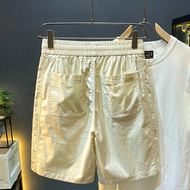 Summer Thin and All-Matching Casual Shorts Men Fashion Brands Pu Shuai Workwear2024New Breathable Cool Feeling Fifth Pants 2