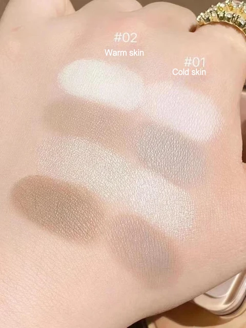 Facial Highlighter Makeup Palette Face Matte Shadow Lasting Glow Powder 3D Nose Cosmetics 4