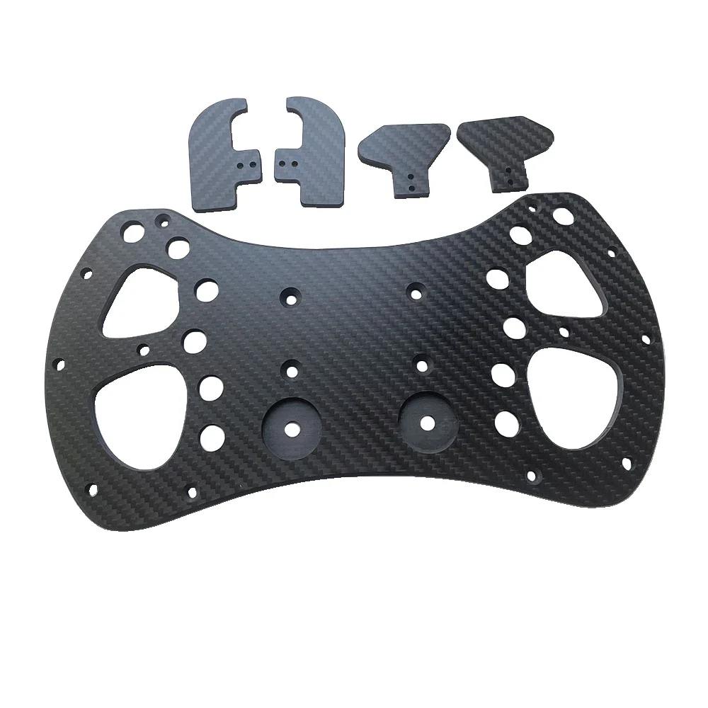 

Custom 3K Twill Matte CF Carbon Fiber Plate of Sim Racing Steering Wheel