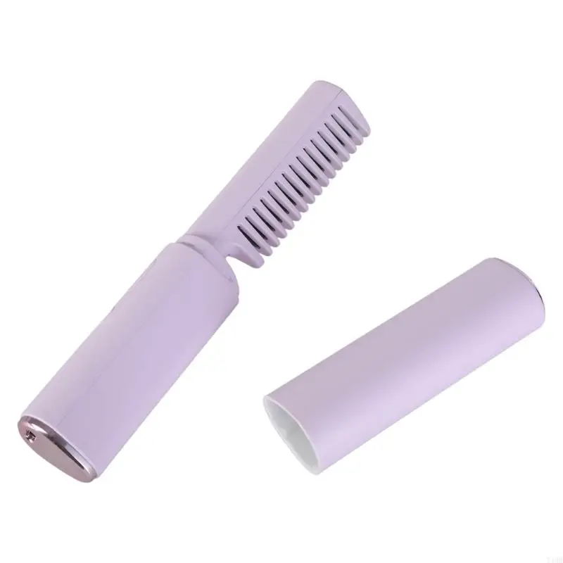Travel Friendly Anti Scald Hot Comb with Cordless Rechargeable 3 Adjustable Heat Setting Hair Styling Accessories T4MB
