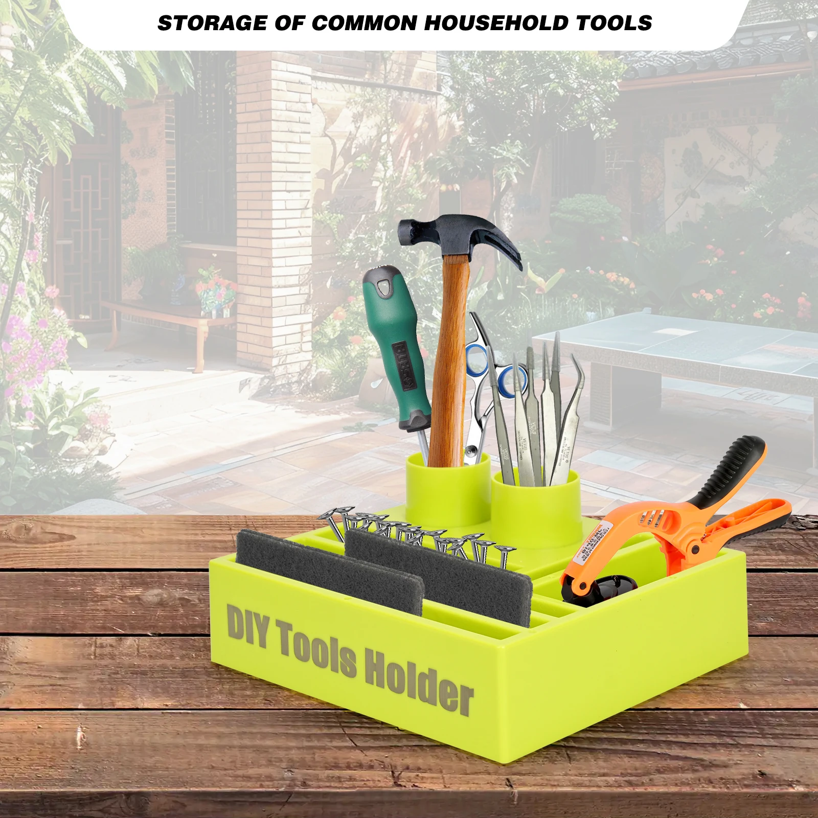 FOSHIO 2개 다용도 정리 도구 홀더 (윈도우 틴트 랩 비닐 스퀴지 키트, 사무용품, 가정용 수납함)