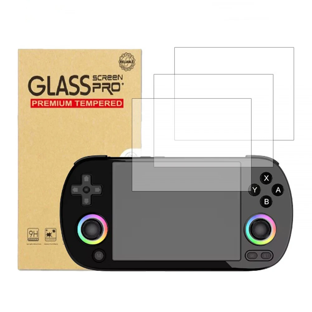 HD Tempered Glass Screen Protector 9H Hardness Tempered Glass Film Anti-Fingerprint Screen Protective Film for Anbernic RG40XX H