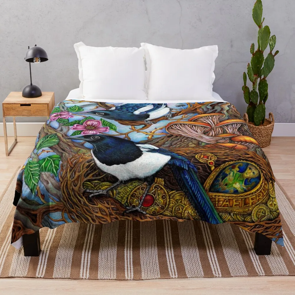 

Two for Joy Throw Blanket Hairy Blankets Fluffy Shaggy Blanket