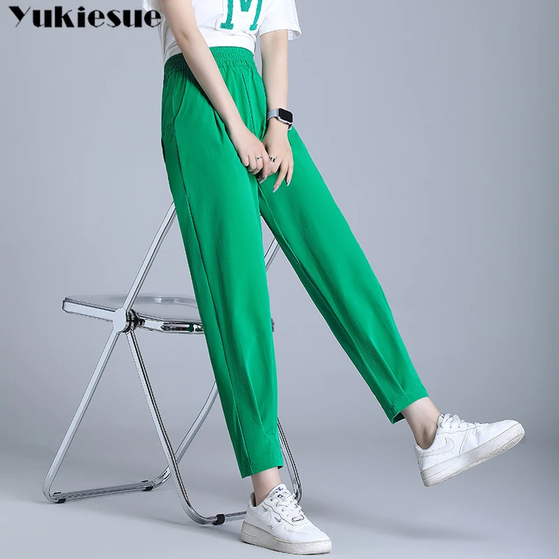 Rouser Suits High Waisted Pants Women Fashion Office Capris