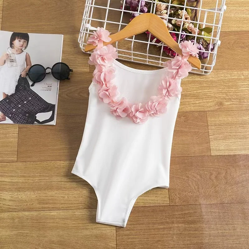 Baby Girl's One-Piece Swimsuit, Holiday Beach Wear, Summer Swimming Ware, ,