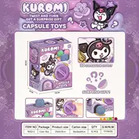 Kuromi Egg Baby Kapibala Twisting Egg Machine Fun Capsule Blind Box Lottery Decompression Toy Twisting Egg Blind Box Christmas G 1