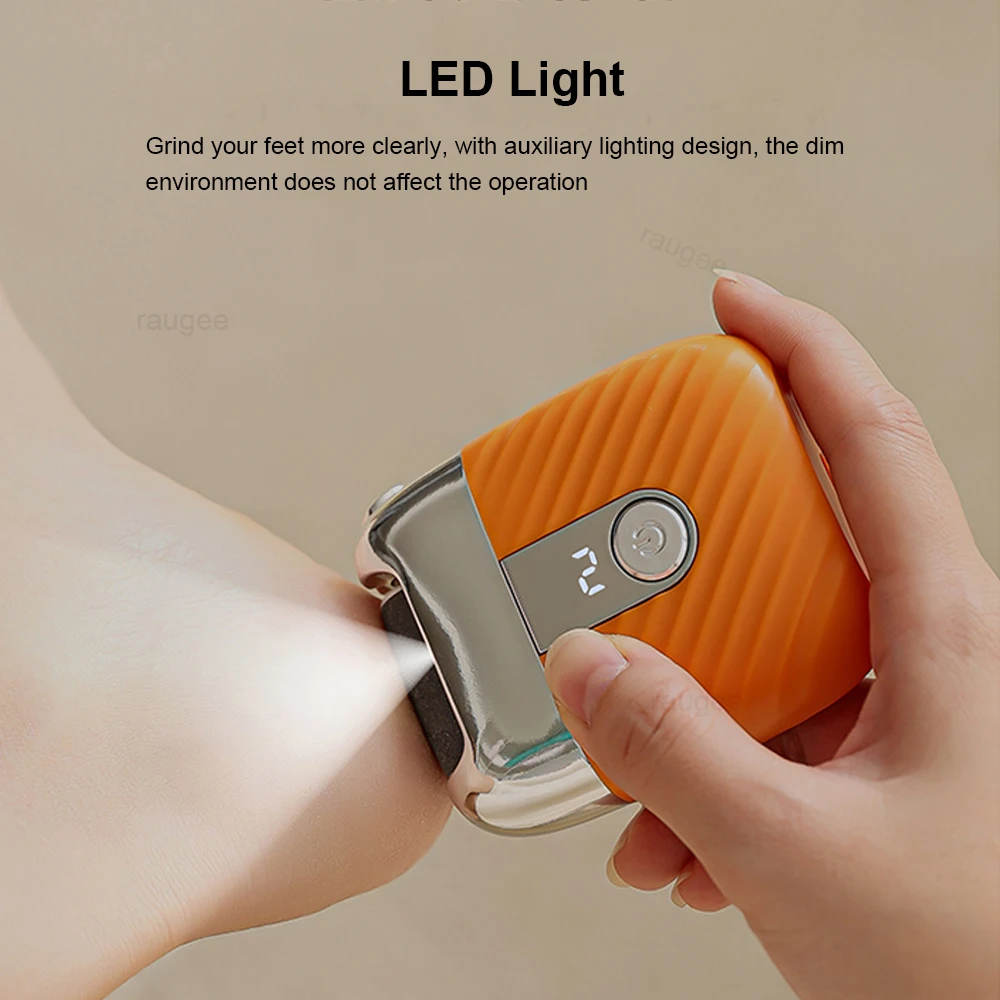 Râpe pieds électrique rechargeable usb anti-callosités pieds_voghion.com