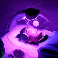 7 Color PDT LED Facial Mask Light Photodynamic Cold Nano Water Sprayer Skin Care Rejuvenation Photon Therapy Lamp Red Blue Light 1