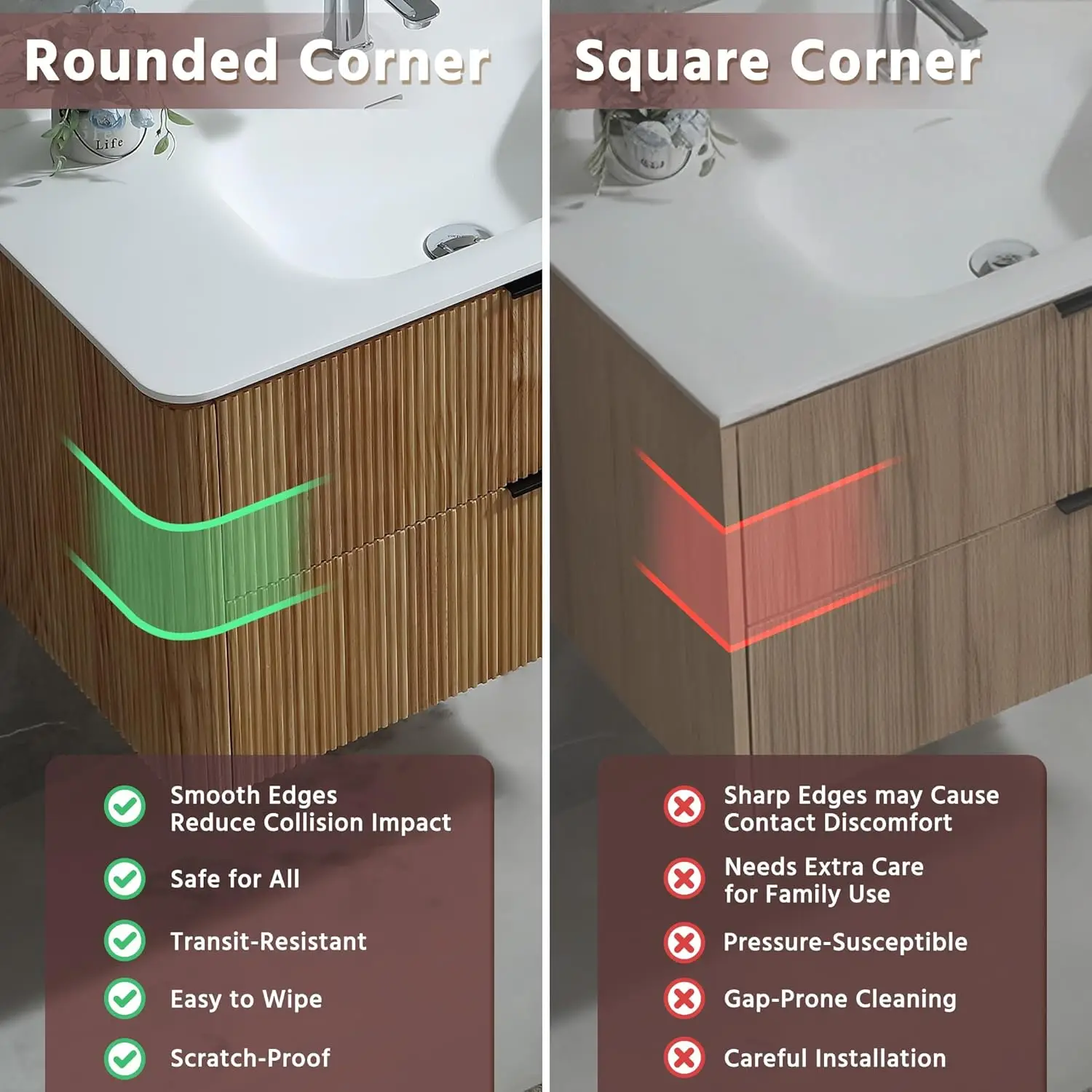 24" Floating Vanity Sink 3