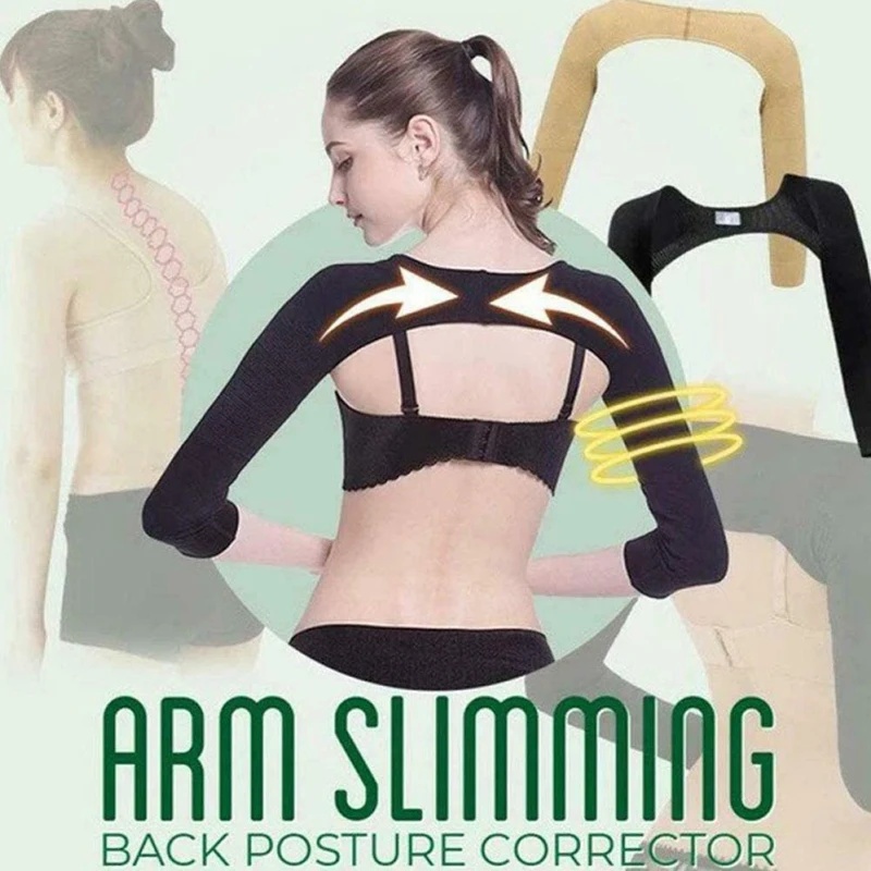 Arm Slimming Sleeve Shaper Underwear Back Body Shaping Clothing Arm Contro Underwear Slimming Shapewear With Sleeve Back