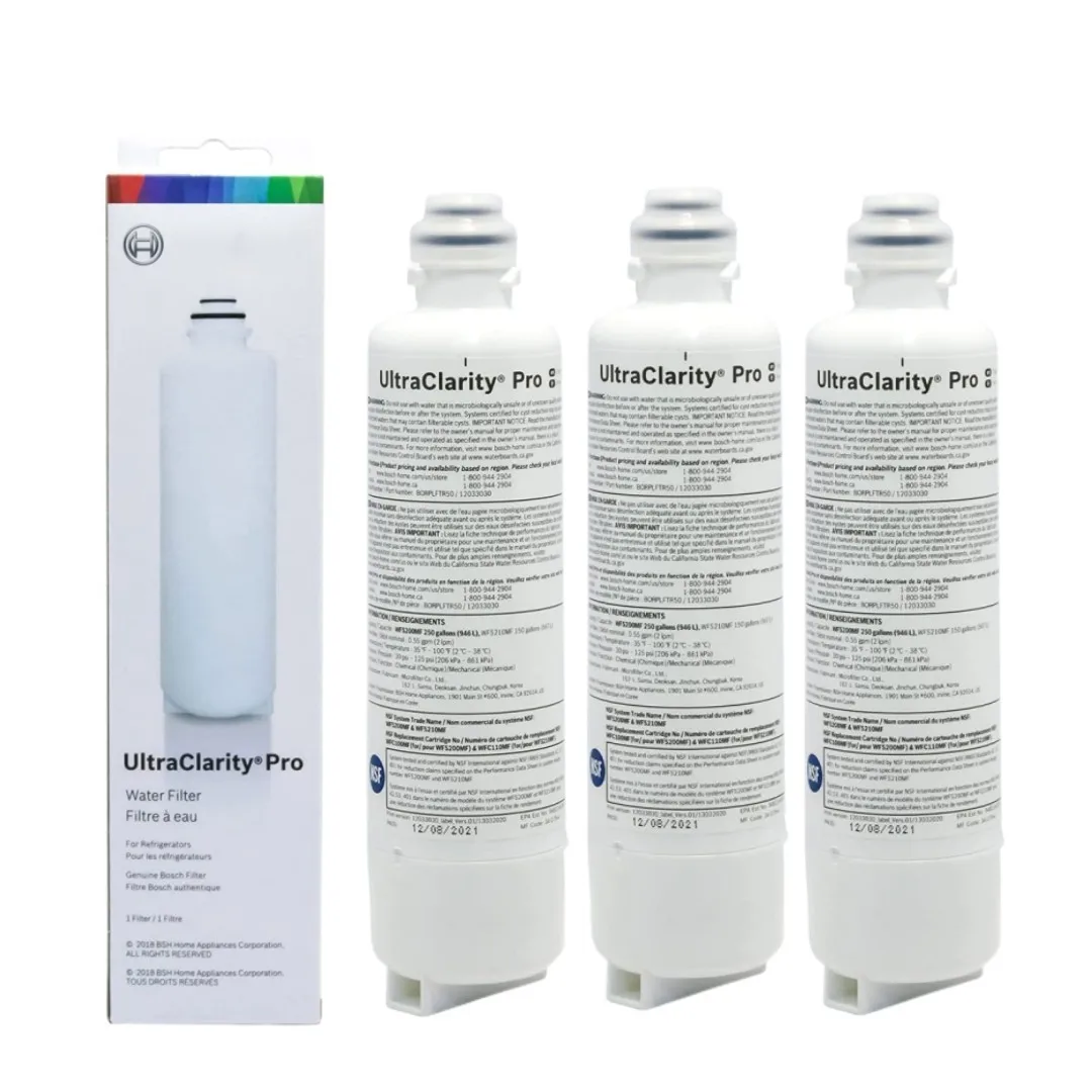 BORPLFTR50,BORPLFTR55,RA용 Bosch UltraClarity Pro 냉장고 정수 필터 교체 450022 , 1203..
