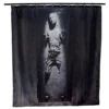 Factory Han Solo in Carbonite Fabric Shower Curtain Soft Polyester Gray Bathroom Curtain Set Accessory for Home Decor with Hooks 1