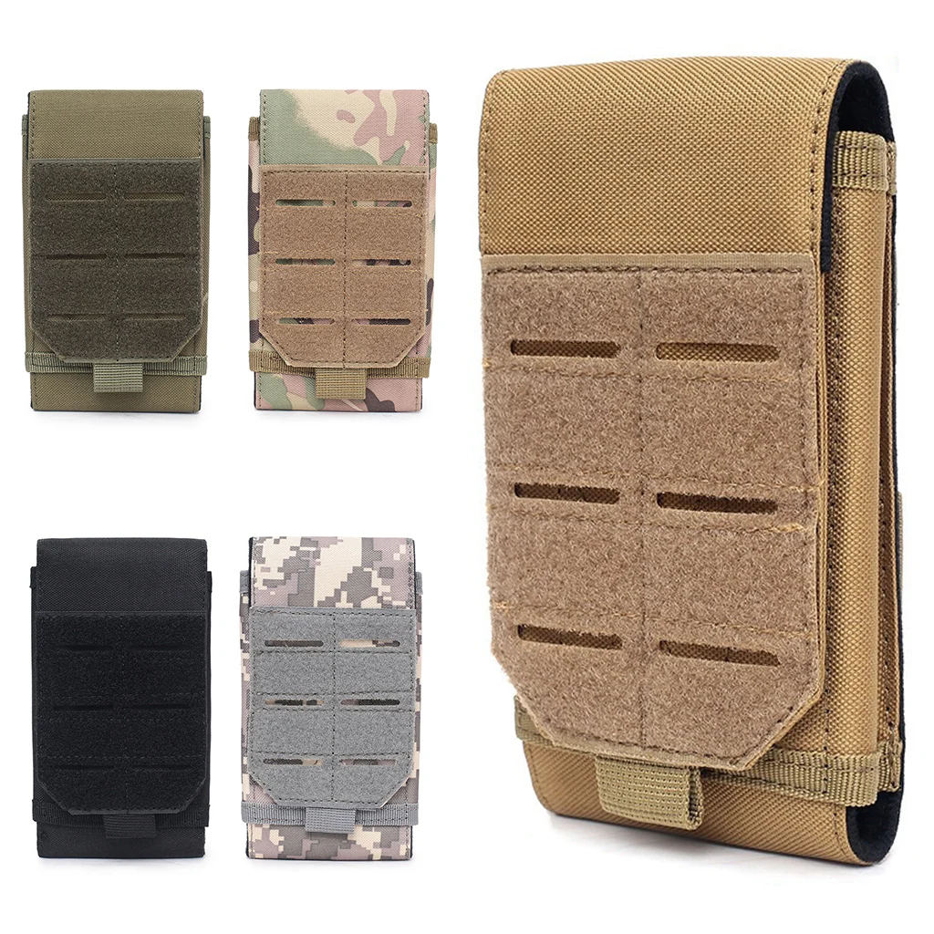 Nylon Outdoor Sports Phone Pouch Waist Pack for Hiking Hunting
