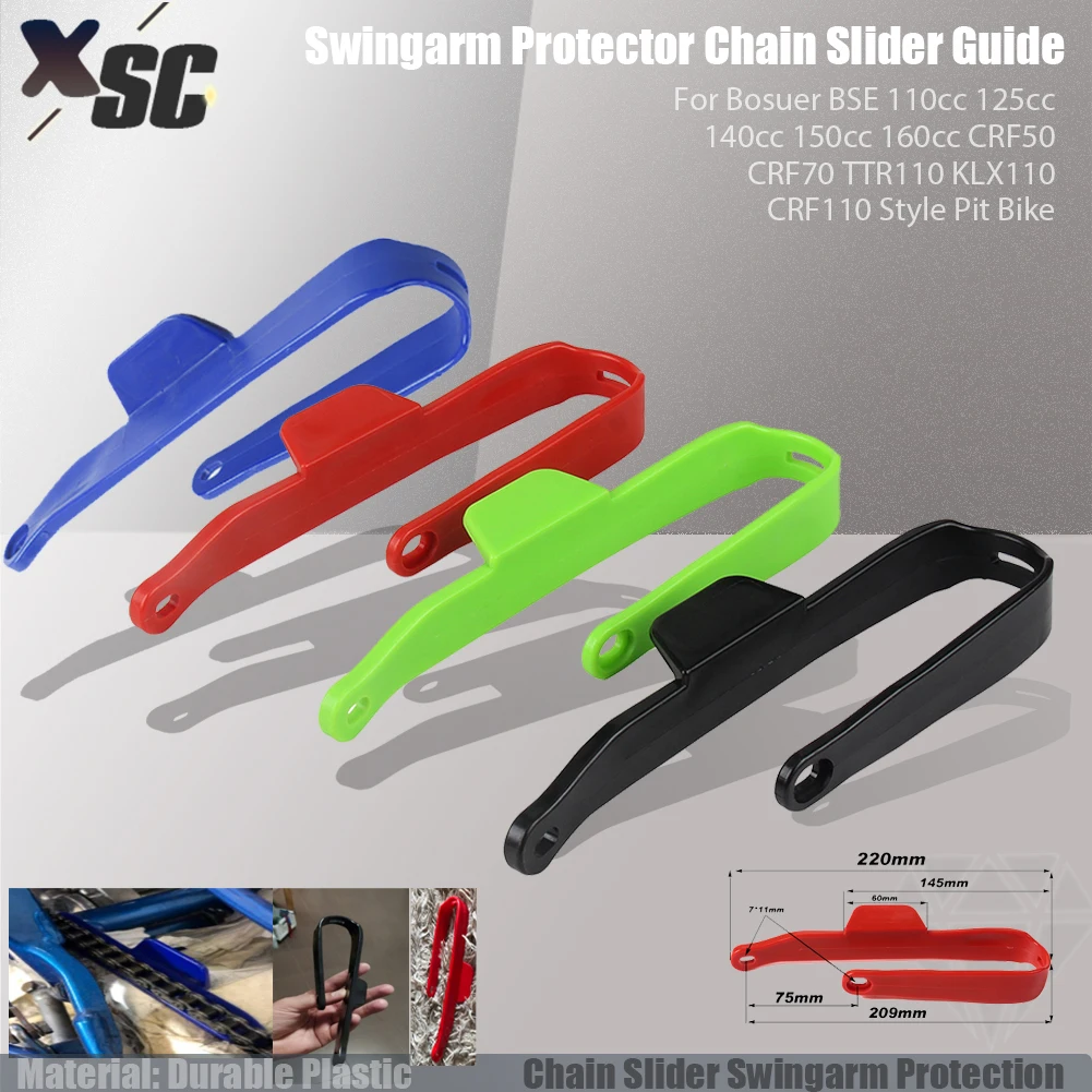 Protezione Catena Moto Per Braccio Oscillante - Nero, Per CRF70, KLX, TTR 110-160cc - Foto 6