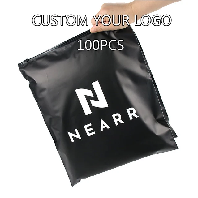 New Eco Friendly Black Ziplock Bag for Clothings OEM Matte/Frosted  Biodegradable Zipper Bags Compost T Shirt Packaging Bag - China Packaging  Bag, Zipper Bags