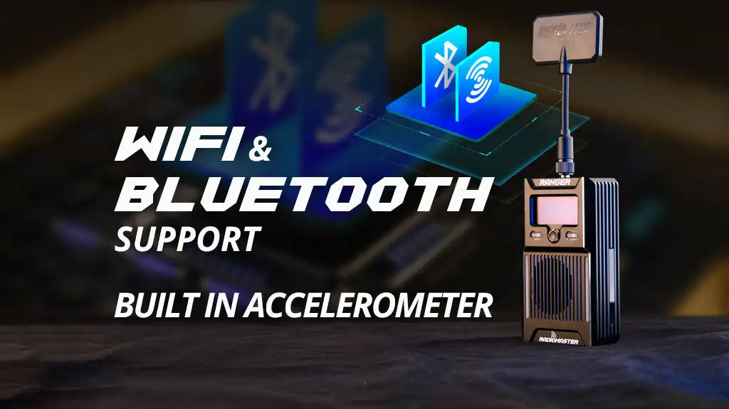 RadioMaster RANGER ELRS, WIFI & BLuToOTH SUPPORT BUILT IN ACCELE